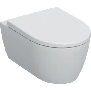 GEBERIT iCon miska WC wisząca Rimfree z deską EasyMount 501.664.00.1
