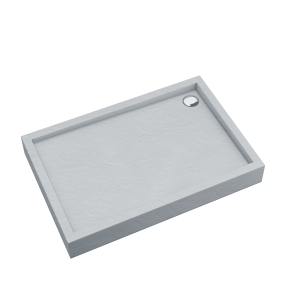 Schedline Favory Plus White Stone brodzik 90x120 cm 3ST.F1P-90120/B/ST 