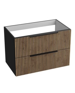 LAVITA Szafka wisząca Oklahoma Wood Black 800