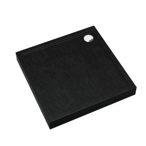 Schedline Cameron Black Stone brodzik 90x90 cm 3ST.C1K-9090/C/ST
