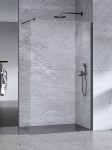 New Trendy NESTA BLACK ścianka Walk-in 8 mm 130 cm K-1728