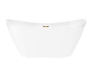 CORSAN Wanna wolnostojąca E043 Nauti 160 cm z wykończeniem złotym