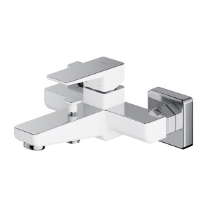 OMNIRES PARMA bateria wannowa chrom / biały PM7430CRB