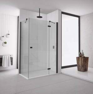 Sanswiss Ronal ANNEA BLACK LINE kabina prawa 100x75 cm AN13D10000607+ANT07500607