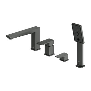 OMNIRES PARMA bateria wannowa 4-otworowa grafit PM7432GR