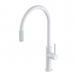 OMNIRES SWITCH bateria kuchenna z zestawem filtrującym biały mat SW9057-FD1WM