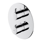 OMNIRES Y termostatyczna bateria prysznicowo-wannowa podtynkowa, element natynkowy chrom Y1236ROCR