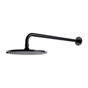 OMNIRES SLIMLINE deszczownica z ramieniem, ø25 cm czarny WGSET1BL