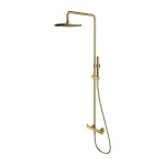 OMNIRES Y mosiądz szczotkowany system prysznicowy natynkowy Y1244MBSB