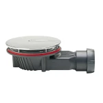 Schedline suchy Syfon brodzikowy SUPERSLIM z chromowanym grzybkiem ø90mm SDBD40WC