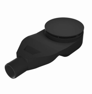 New Trendy syfon brodzikowy czarny THINO S-0039