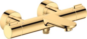 Duravit Wave bateria wannowa Termostatyczna złoto polerowane WA5220000034