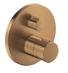 Duravit Wave Termostatyczna bateria prysznicowa podtynkowa Brąz szczotkowany TH4200014004