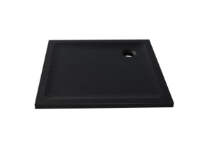 New Trendy MILD STONE brodzik akrylowy CZARNY 90X90 B-0584