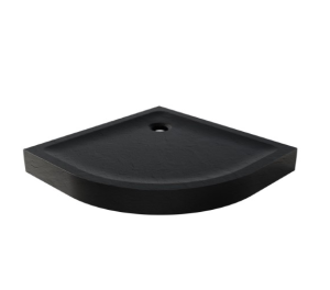 New Trendy MILD STONE brodzik akrylowy CZARNY 90X90X11,5 B-0559
