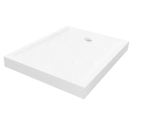 New Trendy MILD STONE brodzik akrylowy BIAŁY 70X90 B-0523
