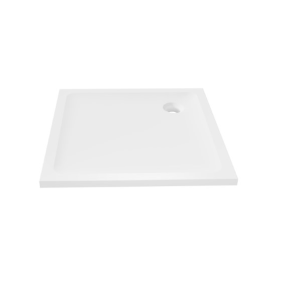 New Trendy MILD brodzik akrylowy BIAŁY 80X80 B-0625