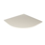 New Trendy NEX SHADE brodzik półokrągły KONGLOMERATOWY BEŻ-STURKTURA 90X90 B-0482