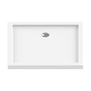 New Trendy CANTARE brodzik akrylowy BIAŁY 90X90X6 B-0137