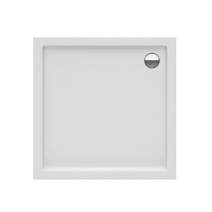 New Trendy COLUMBUS brodzik akrylowy BIAŁY 100X100X14 B-0413