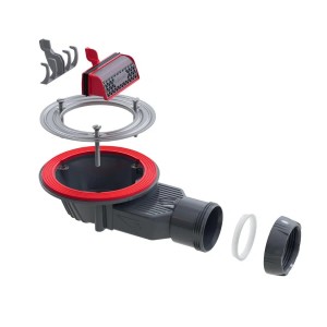 Schedline suchy Syfon brodzikowy SUPERSLIM bez grzybka ø90mm SDBD40WP