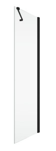 Sanswiss Ronal Black Line SOLINO ścianka boczna SOLT1 100 cm czarny mat SOLT110000607