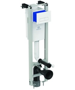 Ideal Standard Eco M stelaż podtynkowy 30 cm do miski WC wiszącej+przycisk biały E2332AC