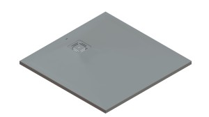 VITALLE BY ROCA PALO brodzik Stonex kwadratowy 90x90 cm szary A276476300