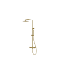 LAVITA ORION BRUSHED GOLD Natynkowy zestaw prysznicowy z deszczownicą 5900378341628