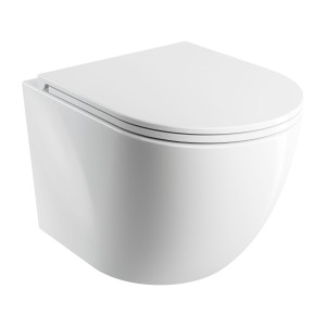 OMNIRES OTTAWA miska toaletowa wisząca SILENT POWER™ z deską wolnoopadającą, 49 x 37 cm OTTAWASPMWBP