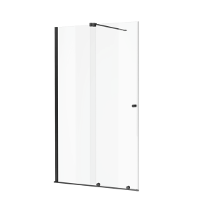 Excellent ORTIGO walk-in drzwi prysznicowe przesuwne 120x200 cm czarny mat  KAEX.5012.K.1200.BL