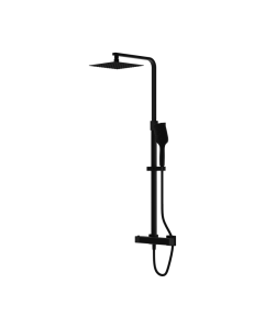 LAVITA CETUS MATT BLACK zestaw prysznicowy z termostatem 5900378346210