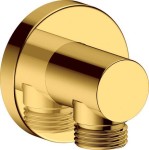 Duravit przyłącze kątowe złoto polerowane UV0630008034