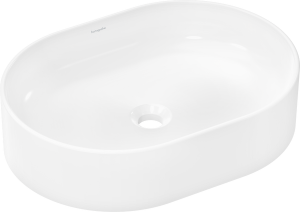 Hansgrohe Xuniva U Umywalka nablatowa 550/400 bez otworu na baterię, bez przelewu 60166450
