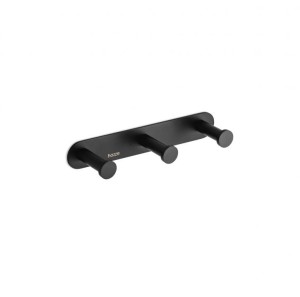 HOZZE Lori Black listwa – 3 haczyki czarny mat 100-003B