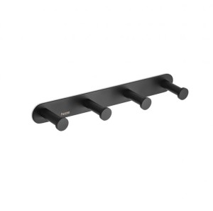 HOZZE Lori Black listwa – 4 haczyki czarny mat 100-004B