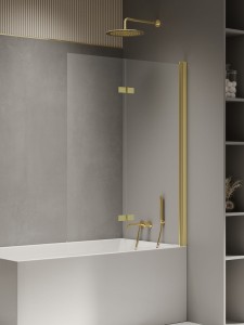 New Trendy NEW SOLEO LIGHT GOLD parawan nawannowy 100 cm prawy P-0106