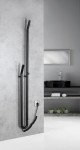 SAPHO DUOPASSO ELEKTRYCZNA SUSZARKA NA RĘCZNIK CZARNY MAT ER330