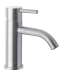 SAPHO MINIMAL bateria umywalkowa bez odpływu, stal nierdzewna MI002