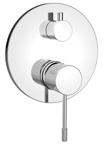 SAPHO SOLARIS bateria prysznicowa podtynkowa, 2 wyjścia, chrom WD042