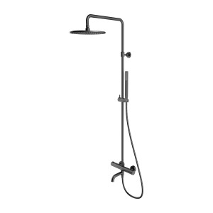 OMNIRES Y termostatyczny system wannowy natynkowy grafit Y1234GR