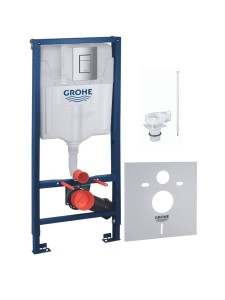 Grohe Rapid SL Stelaż podtynkowy do WC 1,13 m 5w1 chrom przycisk 1000047