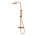 LAVITA ORION Natynkowy zestaw prysznicowy z deszczownicą Brushed Copper 5900378357322