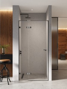 New Trendy EVENTA Black Chrome drzwi prysznicowe 120 cm lewe EXK-6135