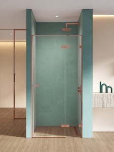 New Trendy EVENTA Copper Shine drzwi prysznicowe 110 cm prawe EXK-6359