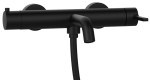 SAPHO ICONIC bateria wannowa ścienna, czarny mat AF010B