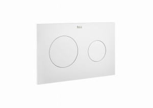 Roca PL10 ONE - Przycisk podwójny matowy Biały mat A890189207