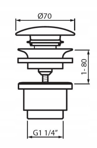 Fromac-Korek-klik-klak-ceramiczny-bialy-EAN-GTIN-5908257324243.jpg