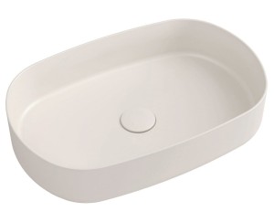 SAPHO INFINITY OVAL umywalka ceramiczna nablatowa, 55x36cm, ivory 10NF65055-2K