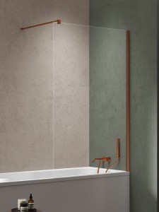 New Trendy NESTA parawan nawannowy Copper Brushed 90 cm P-0219-WP